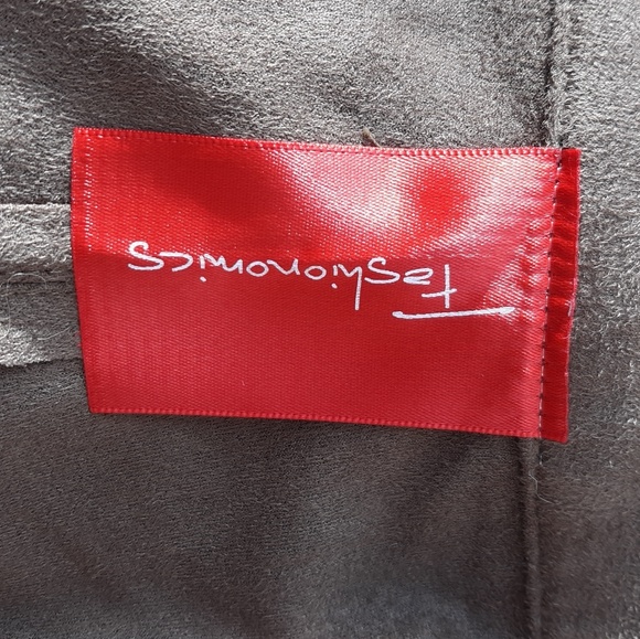 Suede-like Short Skirt - Picture 4 of 6